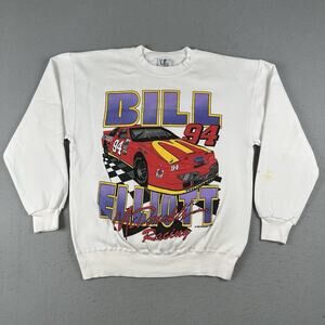 Vintage McDonald’s Racing Bill Elliott Sweatshirt Men’s Large 1995 Double Sided